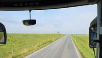 auf dem Autodamm nach Nordstrand