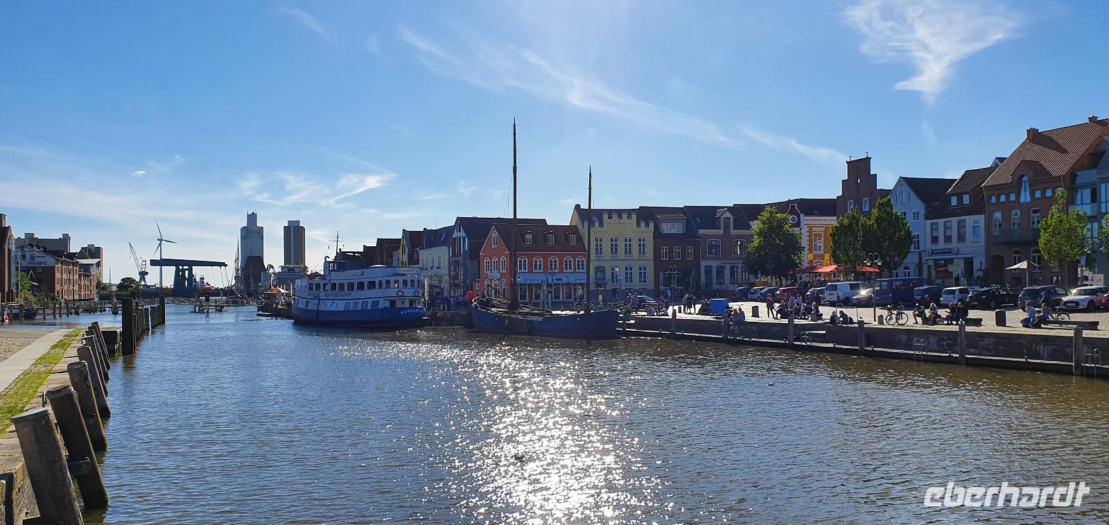 Spaziergang zum Husumer Binnenhafen