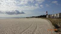 Sylt Hörnum Strand und Leuchtturm