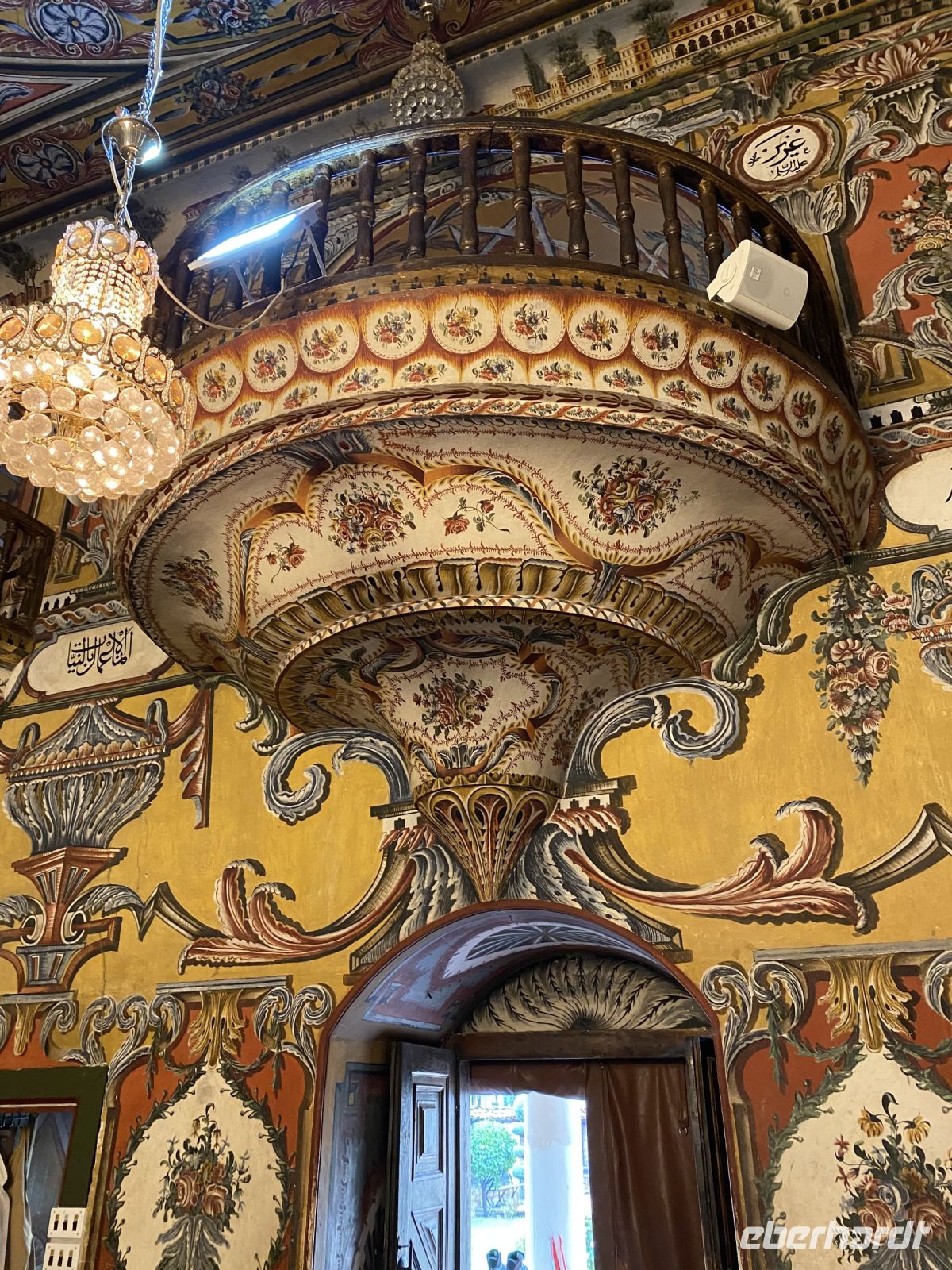 Balkon der Frauen in der Bunten Moschee