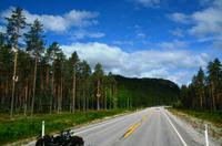 013 Im Østerdal am Fluss Glomma stromauf