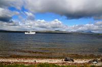 075 Femundsmarka Nationalpark, das Schiff Femund II auf dem Weg nach Elgå