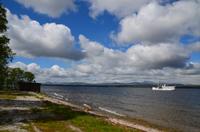 076 Femundsmarka Nationalpark, das Schiff Femund II auf dem Weg nach Elgå