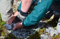 095 Femundsmarka Nationalpark, die Wanderung hinterlässt Spuren, aber es kann geholfen werden