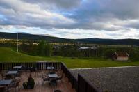 107 Roros, abendlicher Blick vom Roros Hotell