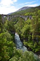 160 Romsdal, Kullingbrua und Vensafossen