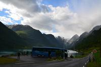 269 Blick über den Oldevatnet zum Jostedalsbreen