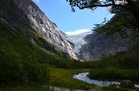 294 Briksdalsbreen, Wanderung zur Gletscherzunge