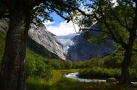 317 Briksdalsbreen, Wanderung zur Gletscherzunge
