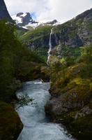 318 Briksdalsbreen, Wanderung zur Gletscherzunge