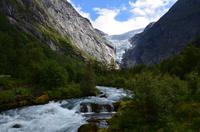 319 Briksdalsbreen, Wanderung zur Gletscherzunge