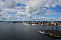 404 Oslo, Blick zur Museumsinsel und nach Akerbrygge
