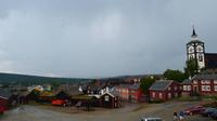 037 Roros, Altstadt bei Gewitter