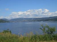 Mjøsa-See mit Blick auf Lillehammer
