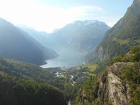 Blick auf den Geirangerfjord