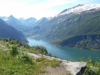 Adlerstrasse (Blick auf den Geirangerfjord)