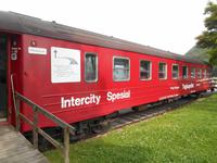 Zugkapelle am Bahnhof in Åndalsnes