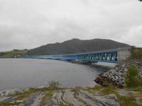 Fahrt von Orkanger nach Kristiansund (Bergsøysundbrücke)