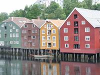 Trondheim (Speicherhäuser am Nidelv)