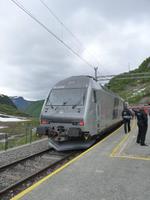 Fahrt mit der Flåmbahn von Flåm nach Myrdal (Bahnhof in Myrdal)
