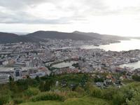 Blick vom Floyen auf  Bergen