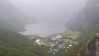 Blick auf den Geirangerfjord