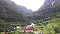 Fahrt mit der Flåm-Bahn von Flåm nach Myrdal