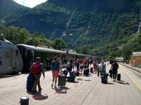 Fahrt mit der Flambahn