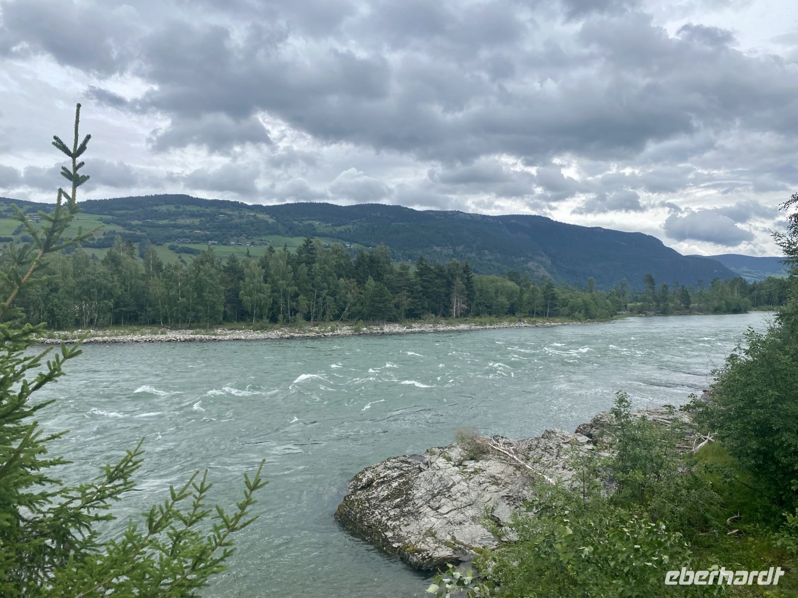 Tag 3 - Mittagspause am Gudbrandsdalslågen