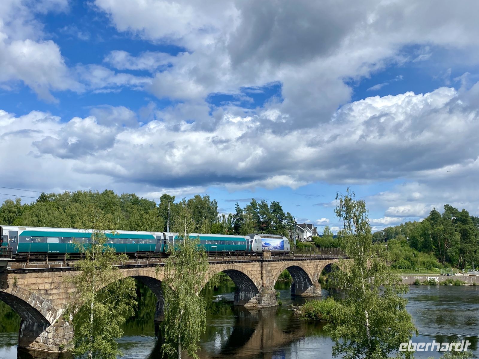 Tag 9 - Bergensbanen in Hønefoss