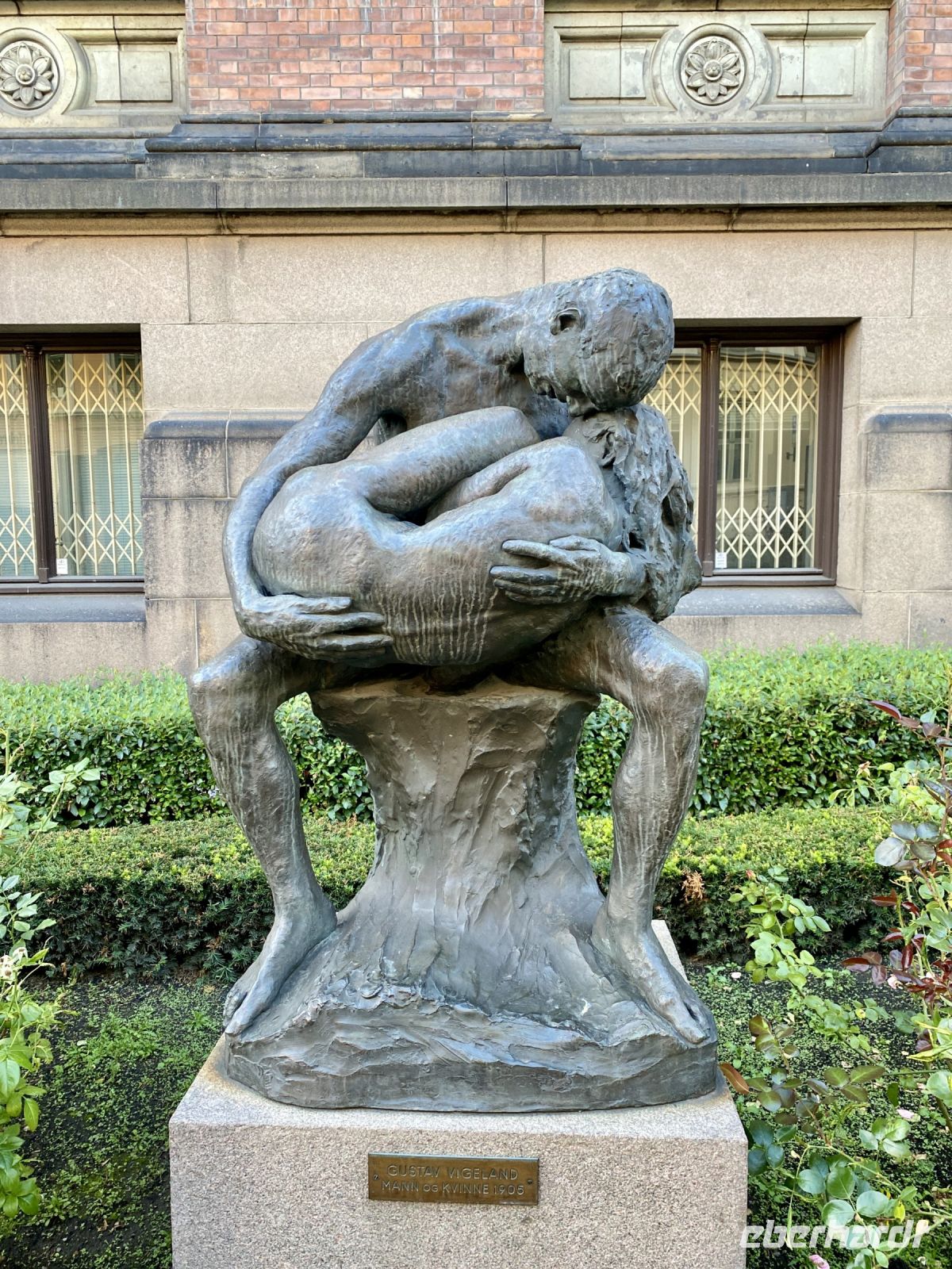 Tag 9 - Vigeland-Skulptur im Zentrum von Oslo 