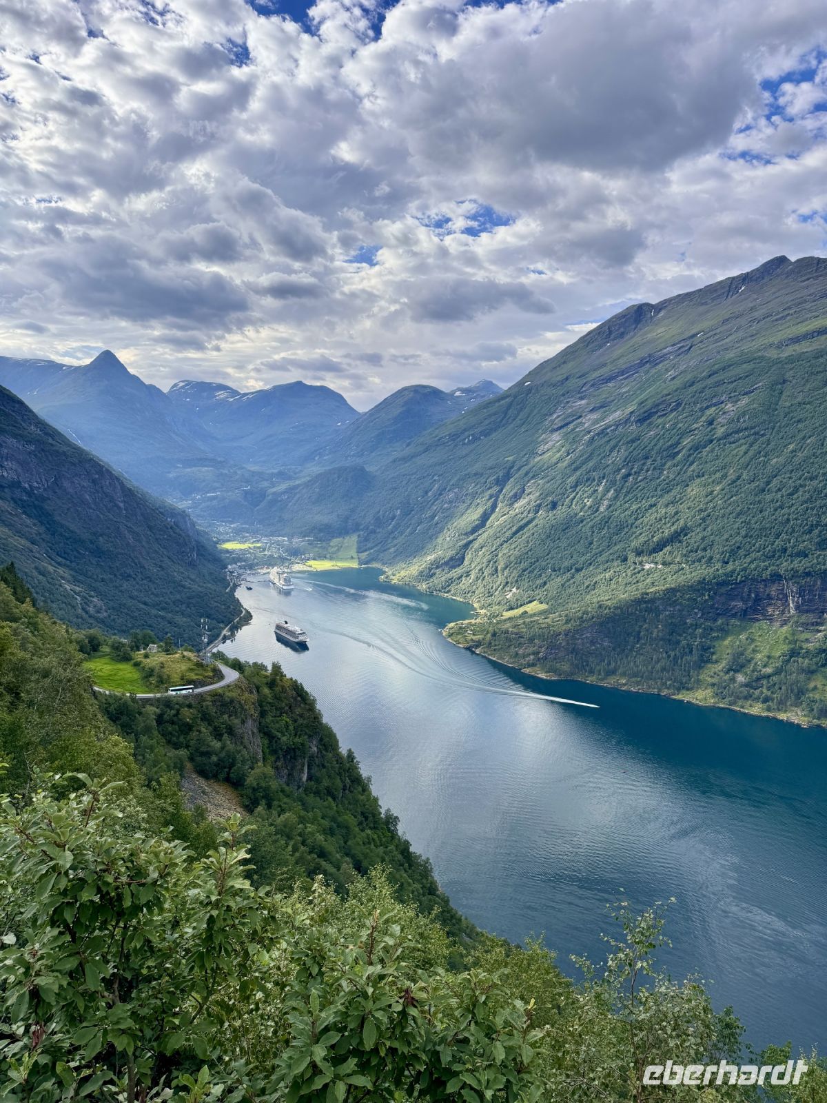Tag 4 - Blick auf den Geirangerfjord
