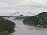 Neue Svinesundbrücke-Grenze zu Norwegen