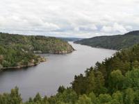 Svinesundbrücke-Grenze zu Norwegen