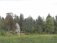 Troll in Stein am Holmenkollen in Oslo