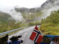 Fahrt hinunter nach Geiranger