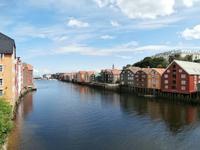 Speicherhäuser am Nidelv in Trondheim