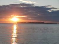 Sonnenuntergang auf See