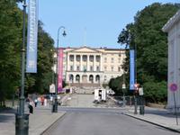 Blick zum Schloss in Oslo