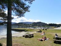 Pause am Steinsfjorden