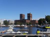 Oslo-Blick auf Rathaus