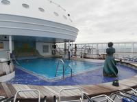 Swimmingpool auf MS Finnmarken