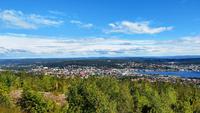 043 Sundsvall, Blick vom Södra Berget (240 m)