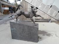 Hund am Holmenkollen in Oslo