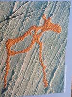 17.06.15: Felszeichnungen in Alta; hier abgedruckt auf einem Prospekt