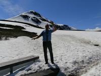 Snowveggen Norwegen-Alf Langer in Aktion