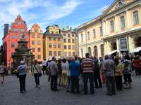 Auf dem alten Markt in Stockholm