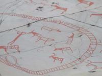 Felszeichnungen im Altamuseum