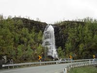 Wasserfall vor Gildetun
