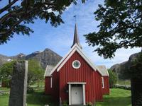 Die alte Kirche von Flakstad